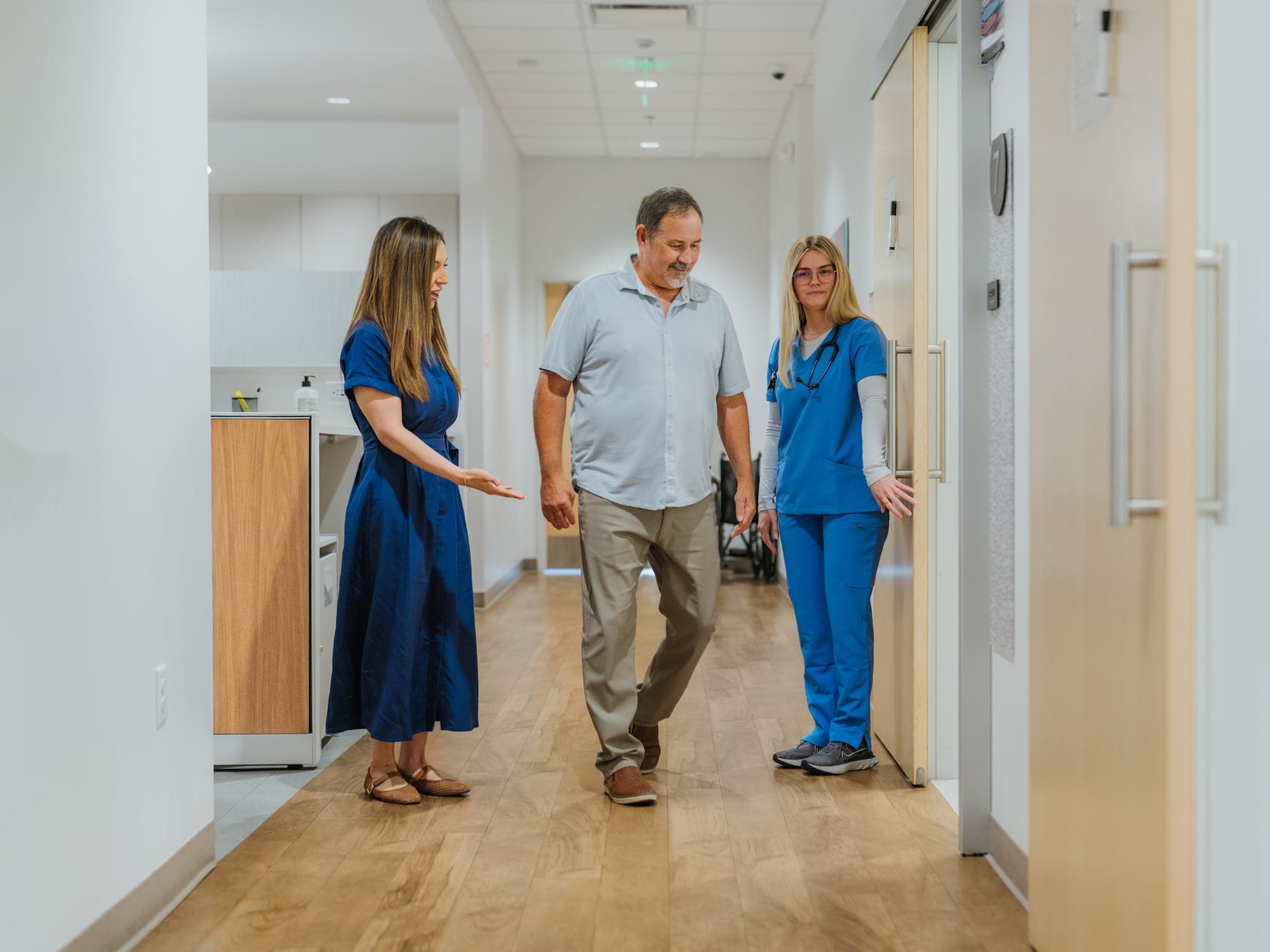 Bookmark Medical team members in conversation