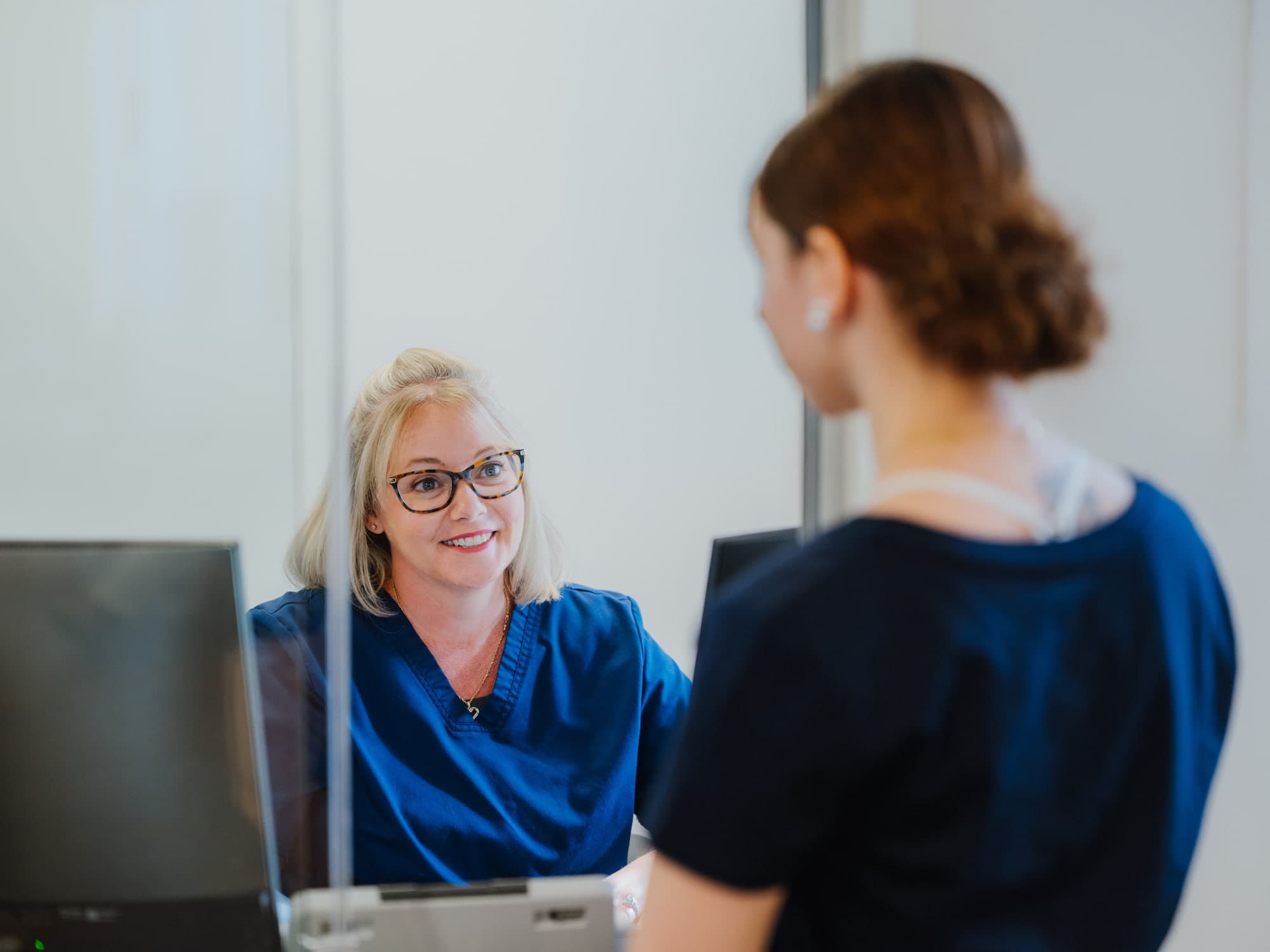Bookmark Medical team members in conversation
